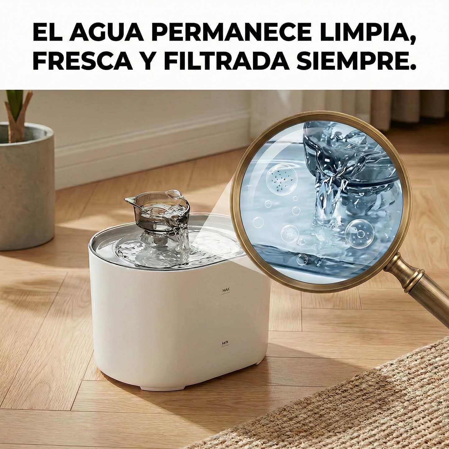 AquaPets Bebedero con Filtro de Agua