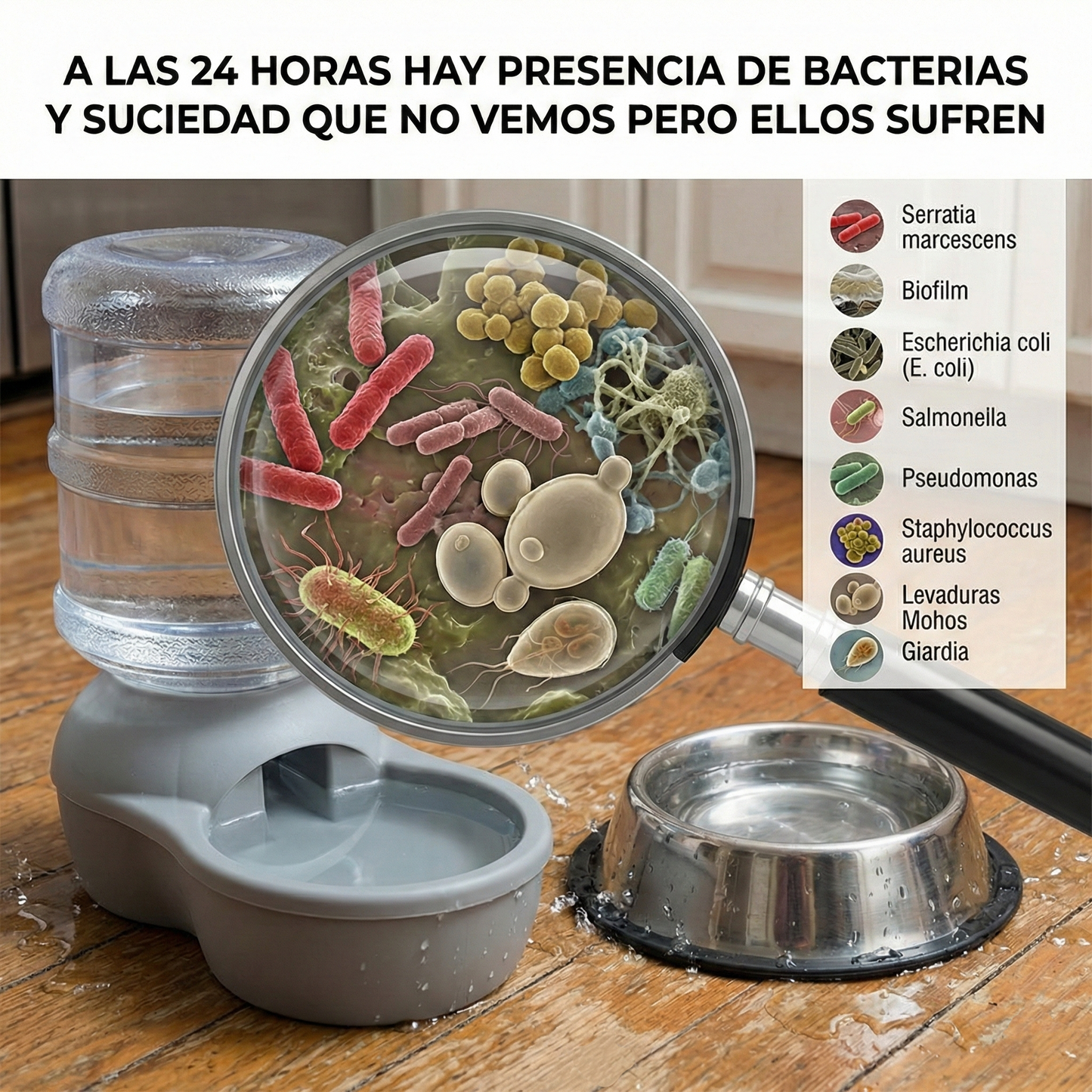 AquaPets Bebedero con Filtro de Agua